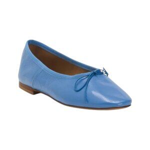 MANSUR GAVRIEL Cornflower Made In Italy Patent Leather Dream Ballerina Flats